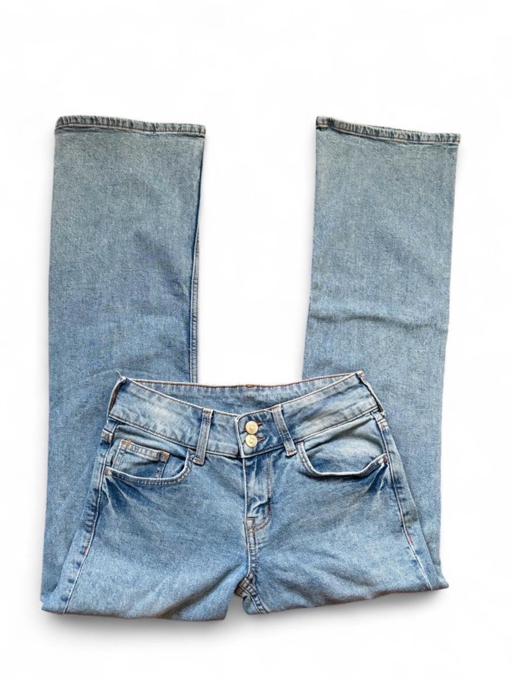 Light Blue Low Rise Jeans